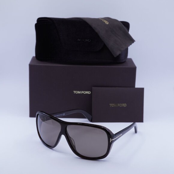 Tom Ford Blake FT0242 50J Aviator Sunglasses - Brown - Picture 4 of 9